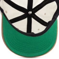 Rhude Suede Crest 6 Panel Cap - Creme/Tan -Urban Fashion Sales Rhude Suede Crest 6 Panel Cap Creme Tan RHPS23HA118251831183 09 17 23 Feature KN 8