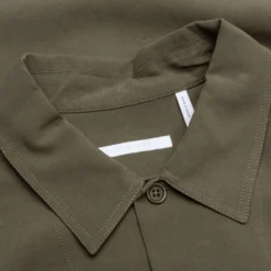 Helmut Lang Camp S/S Shirt - Juniper -Urban Fashion Sales Roll Up Shirt Juniper N04HM503 fje 06 15 23 Feature KN 6 scaled