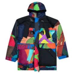 Sacai X KAWS Print Blouson Coat - Multi