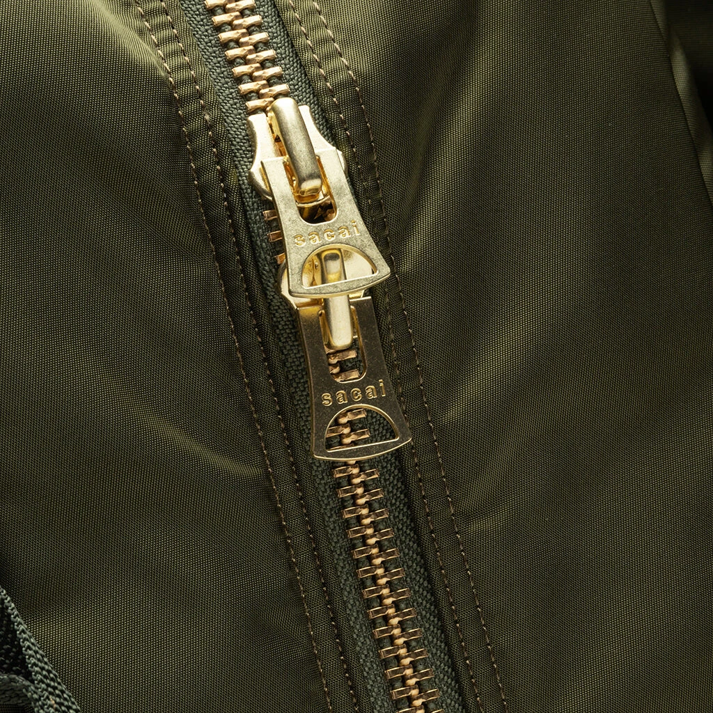 Sacai X Porter Skater Bag - Khaki 6 Sacai X Porter Skater Bag - Khaki - Image 6