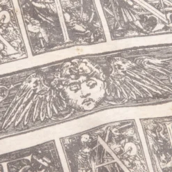 Saint Michael X Denim Tears Mural Hoodie - Grey -Urban Fashion Sales Saint Michael Mural Hoodie Grey SM S23 0000 093 07 13 23 Feature KN 8 scaled