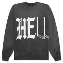 Saint Michael X Denim Tears Hell Crew Sweater - Black