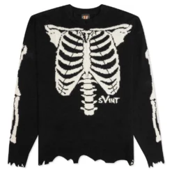 Saint Michael X Vlone Bone Knit - Black