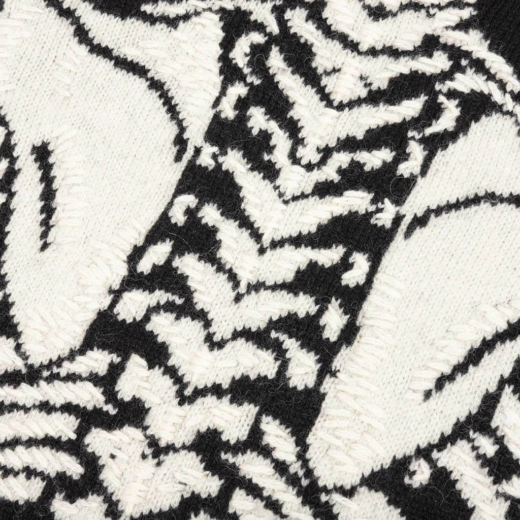 Saint Michael X Vlone Bone Knit - Black 5 Saint Michael X Vlone Bone Knit - Black - Image 5
