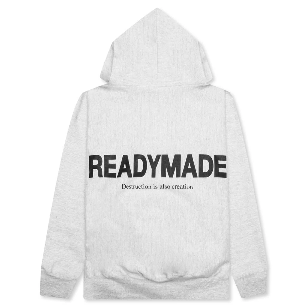 Smile Hoodie - Grey 2 Smile Hoodie - Grey - Image 2