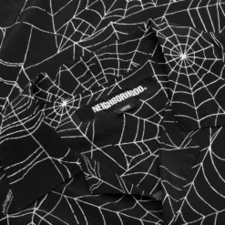 Spiderweb Hawaiian S/S Shirt - Black -Urban Fashion Sales Spiderweb Hawaiian S S Shirt Black 231TSNH SHM08 BLK 07 22 23 Feature KN 5