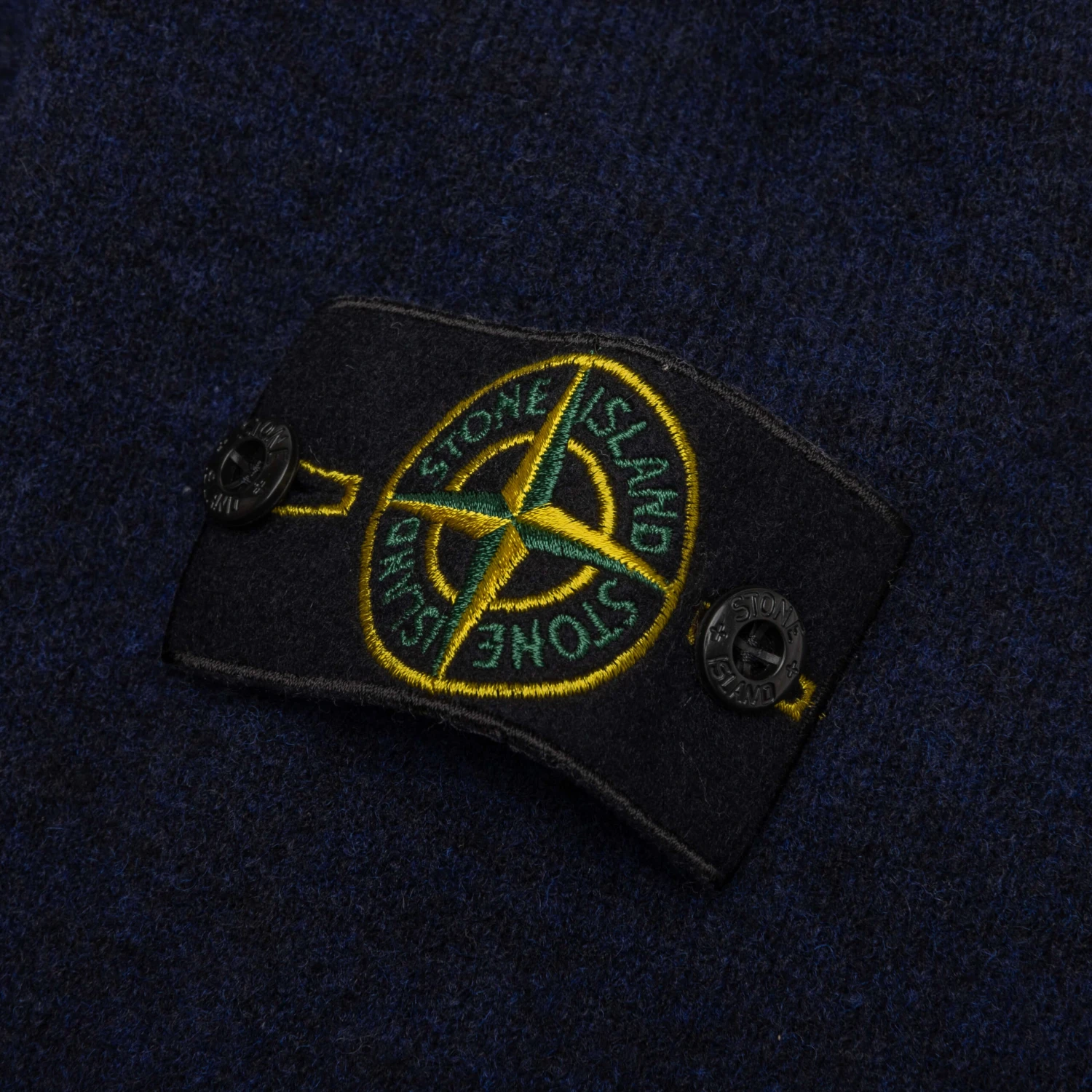 Stone Island Crewneck Knit Sweater - Navy Blue 4 Stone Island Crewneck Knit Sweater - Navy Blue - Image 4