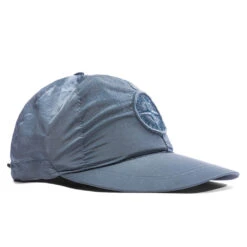 Stone Island Econyl Regenerated Nylon 6-Panel Cap - Mid Blue -Urban Fashion Sales Stone Island Econyl Regenerated Nylon 6 Panel Cap Mid Blue MO771599576 V0046 01 15 23 Feature VR 5