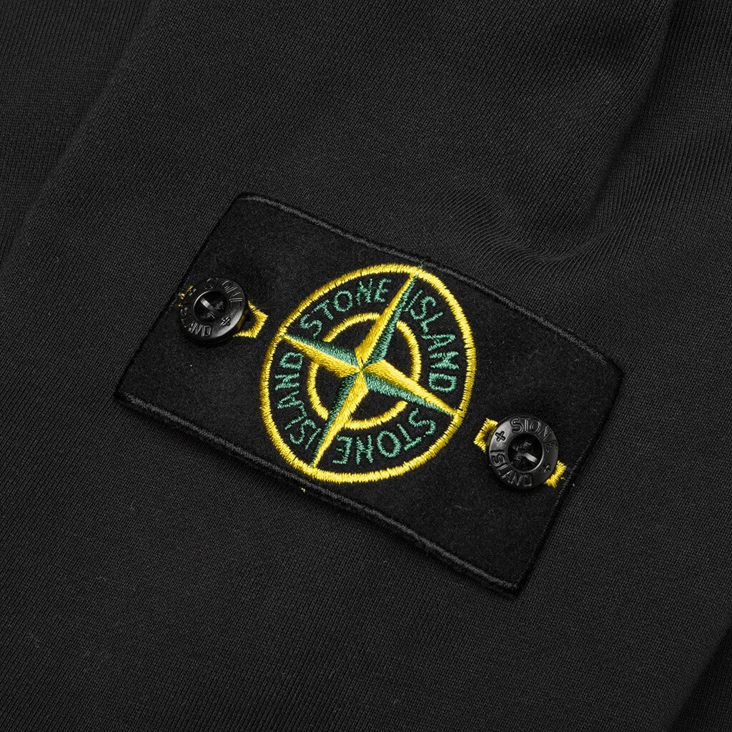 Stone Island Hooded Sweatshirt 64151 - Black 3 Stone Island Hooded Sweatshirt 64151 - Black - Image 3