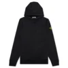 Stone Island Hooded Sweatshirt - Black