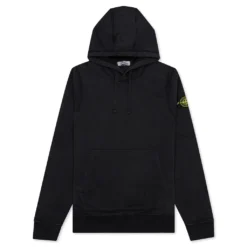 Stone Island Hooded Sweatshirt - Black