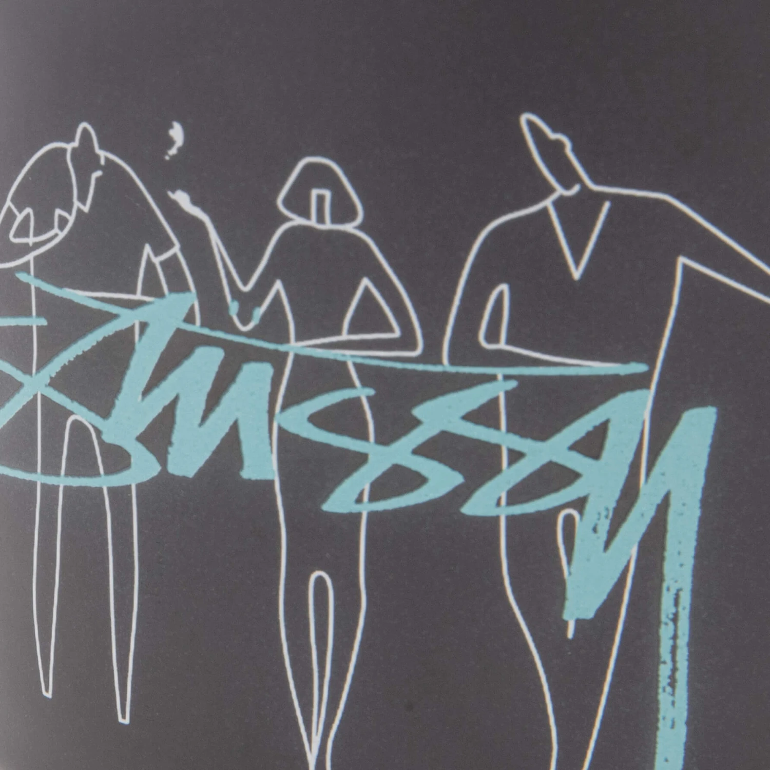 Stussy 3 People Stacking Mug - Black 3 Stussy 3 People Stacking Mug - Black - Image 3