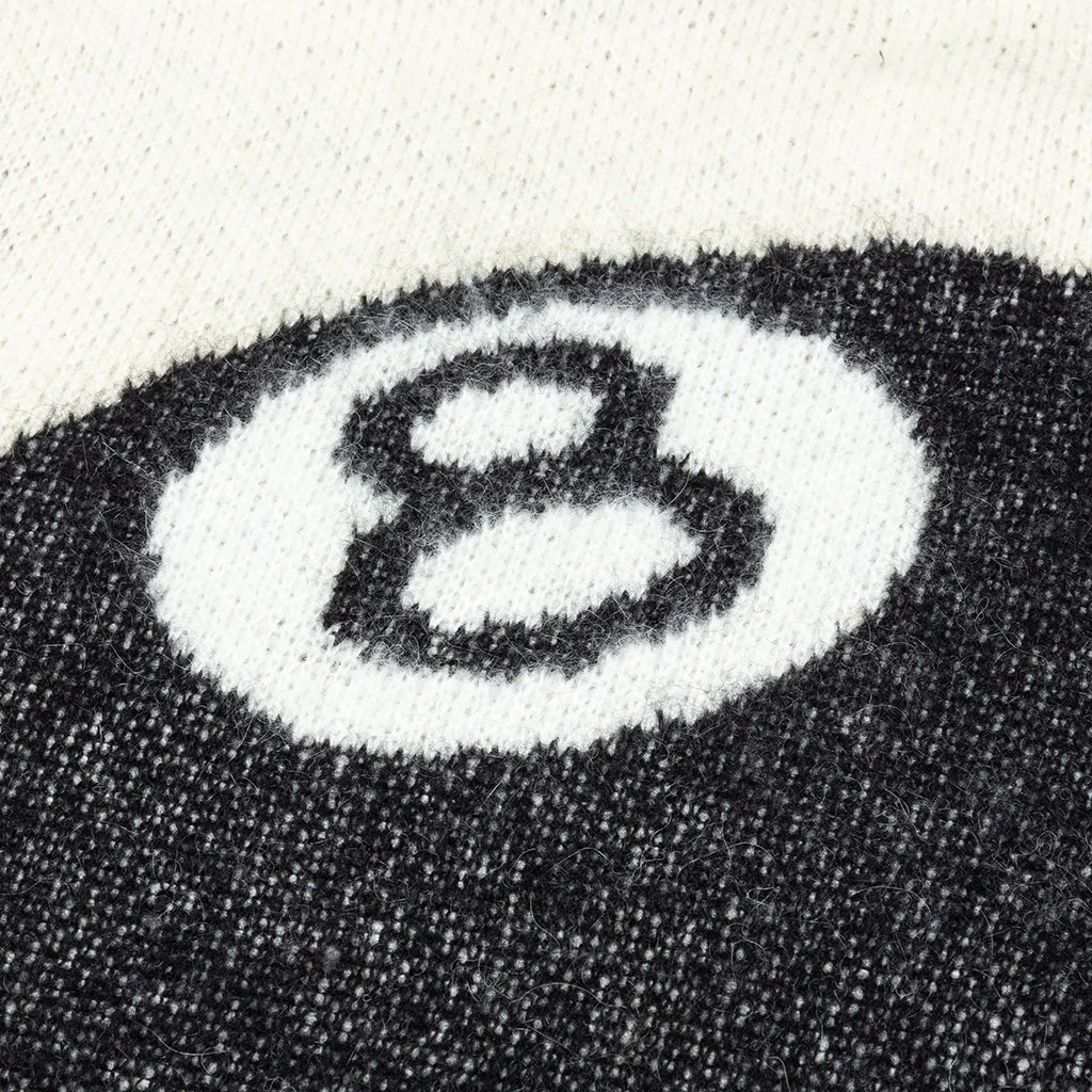 Stussy 8 Ball Heavy Brushed Mohair Sweater - Cream 4 Stussy 8 Ball Heavy Brushed Mohair Sweater - Cream - Image 4