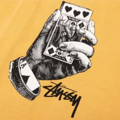 Stussy All Bets Off Pigment Dyed Tee - Honey -Urban Fashion Sales Stussy All Bets Off Pigment Dyed Tee Honey 1904940 HONE 11 04 23 Feature KN 5 scaled