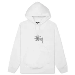 Stussy Basic Applique Hood - White