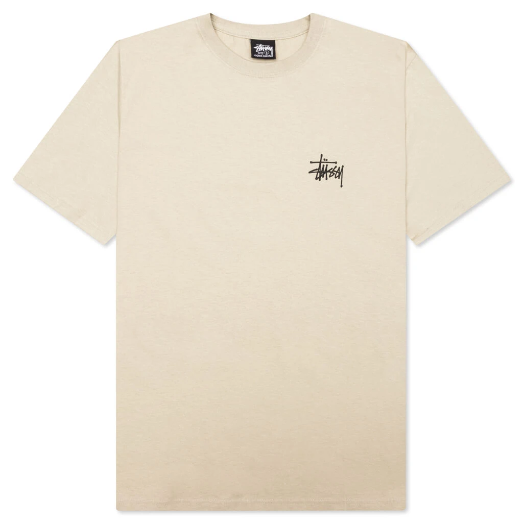 Basic Stussy Tee - Khaki 1 Basic Stussy Tee - Khaki
