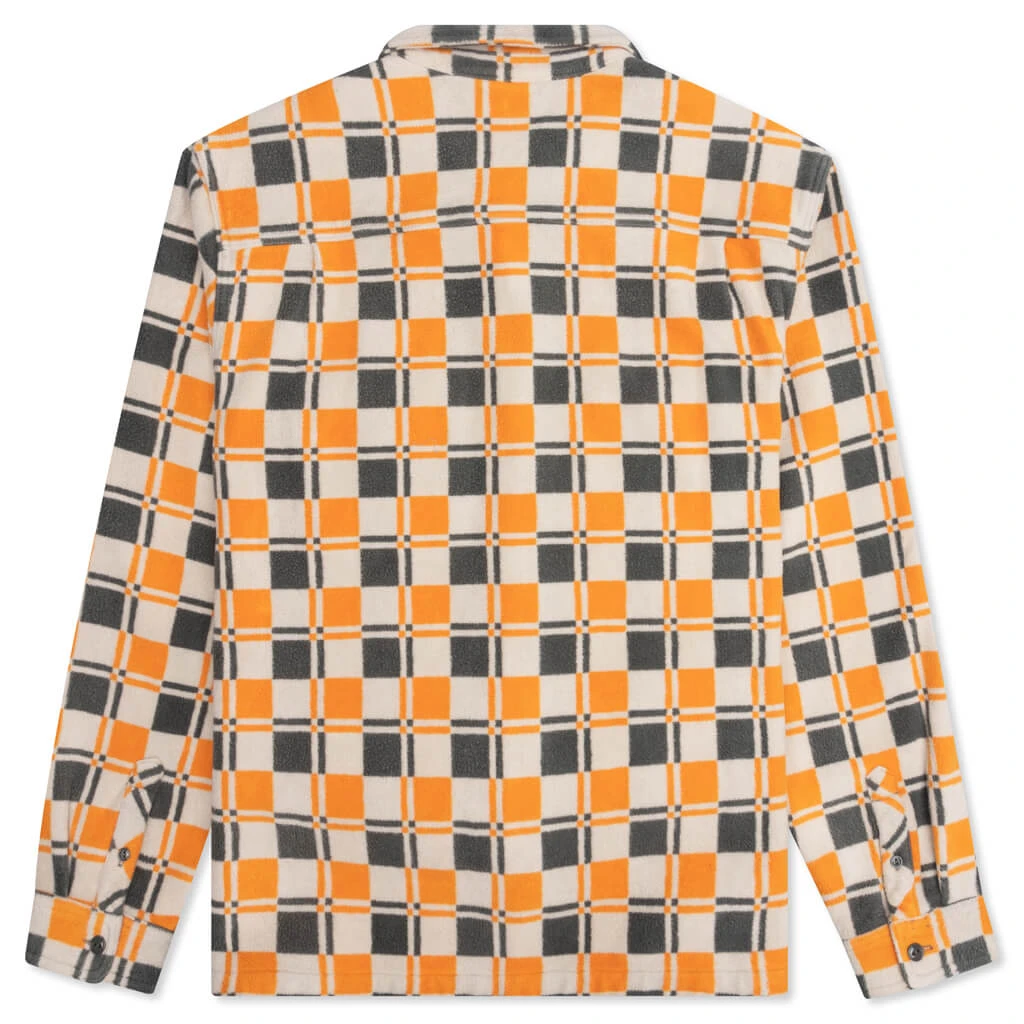 Stussy Brent Plaid L/S Shirt - Tan 2 Stussy Brent Plaid L/S Shirt - Tan - Image 2