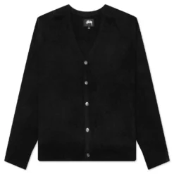 Stussy Brushed Cardigan - Black