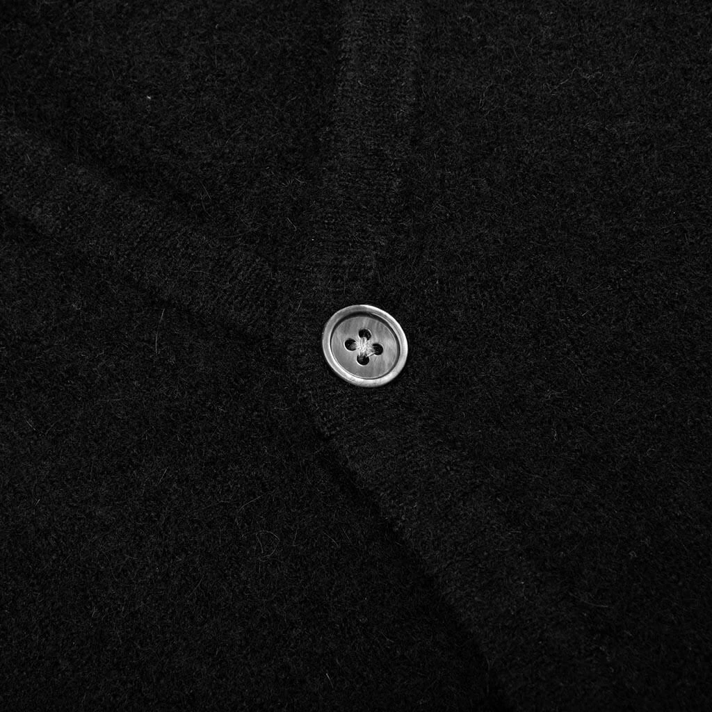 Stussy Brushed Cardigan - Black 3 Stussy Brushed Cardigan - Black - Image 3