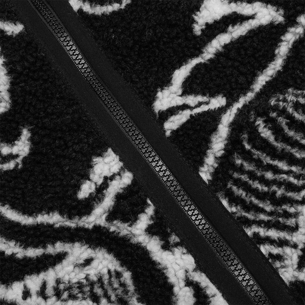 Stussy Dragon Sherpa Jacket - Black 3 Stussy Dragon Sherpa Jacket - Black - Image 3