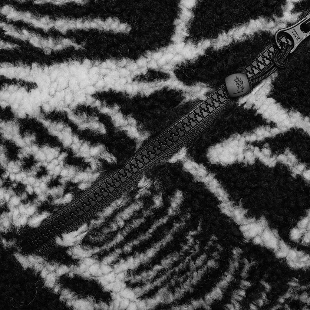 Stussy Dragon Sherpa Jacket - Black 5 Stussy Dragon Sherpa Jacket - Black - Image 5