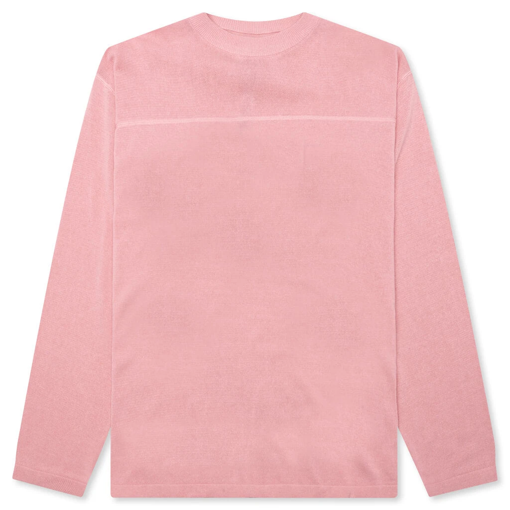 Stussy Football Sweater - Pink 1 Stussy Football Sweater - Pink