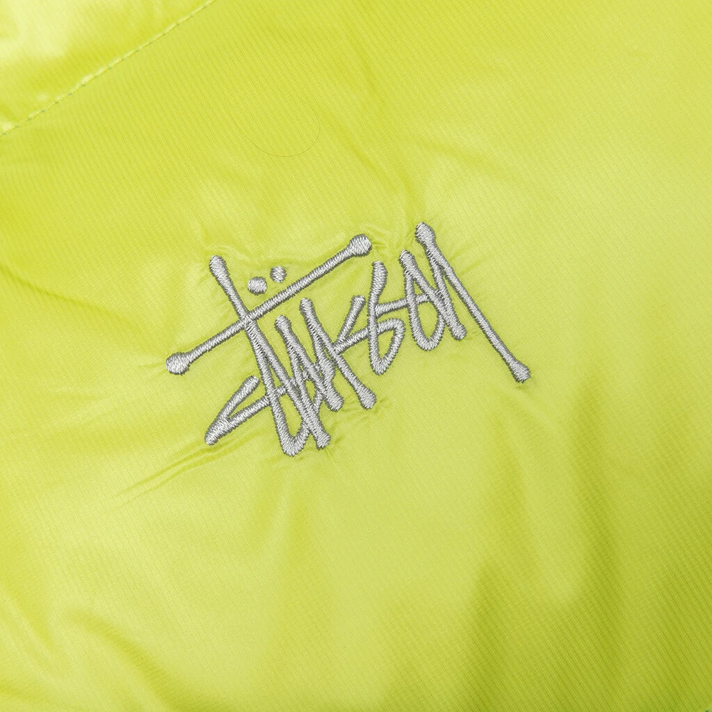 Stussy Micro Ripstop Down Parka - Lime 4 Stussy Micro Ripstop Down Parka - Lime - Image 4