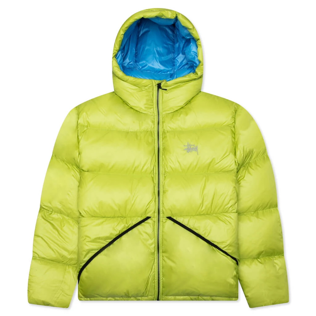 Stussy Micro Ripstop Down Parka - Lime 1 Stussy Micro Ripstop Down Parka - Lime