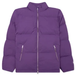 Stussy Nylon Down Puffer - Purple
