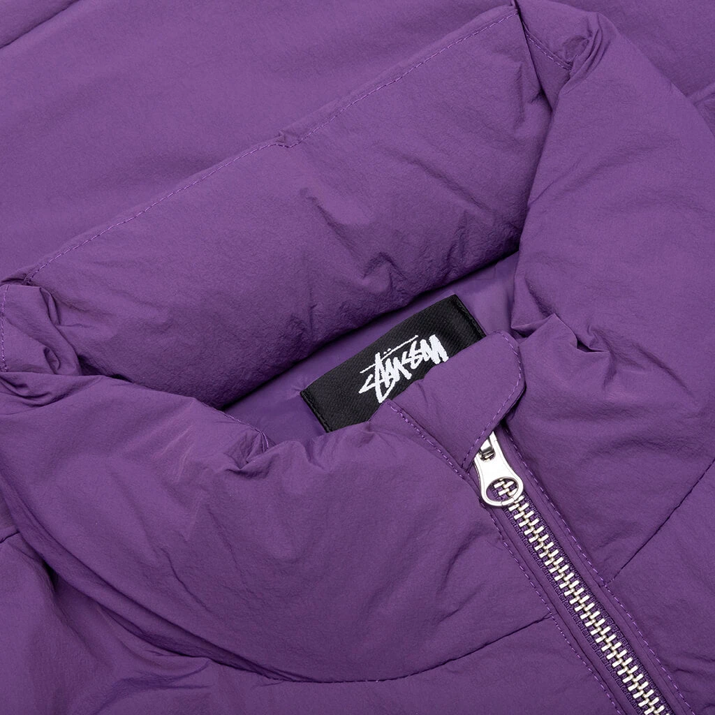 Stussy Nylon Down Puffer - Purple 3 Stussy Nylon Down Puffer - Purple - Image 3