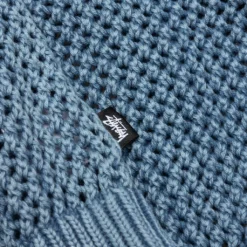 Stussy Pigment Dyed Loose Gauge Sweater - Seafoam -Urban Fashion Sales Stussy Pigment Dyed Loose Gauge Sweater Seafoam 117105 SEAF 12 11 2021 01 3