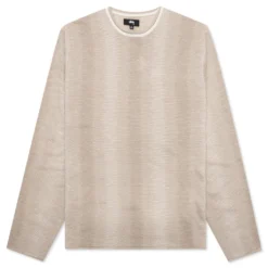 Stussy Shadow Stripe Sweater - Natural