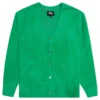 Stussy Shaggy Cardigan - Kelly Green