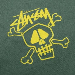 Stussy Skull & Bones Pigment Dyed Tee - Forest -Urban Fashion Sales Stussy Skull Bones Pigment Dyed Tee Forest 1904943 FORE 11 04 23 Feature KN 6 scaled