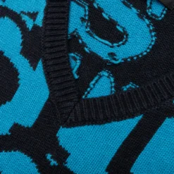 Stussy Stacked Sweater Vest - Dark Navy -Urban Fashion Sales Stussy Stacked Sweater Vest Dark Navy 117192 DNVY 09 10 23 Feature KN 6