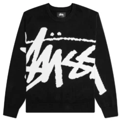 Stussy Stock Sweater - Black
