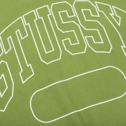 Stussy Varsity Oversized Crew - Green -Urban Fashion Sales Stussy Varsity Oversized Crew Green 118536 GREN 11 04 23 Feature KN 6