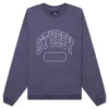 Stussy Varsity Oversized Crew - Washed Blue