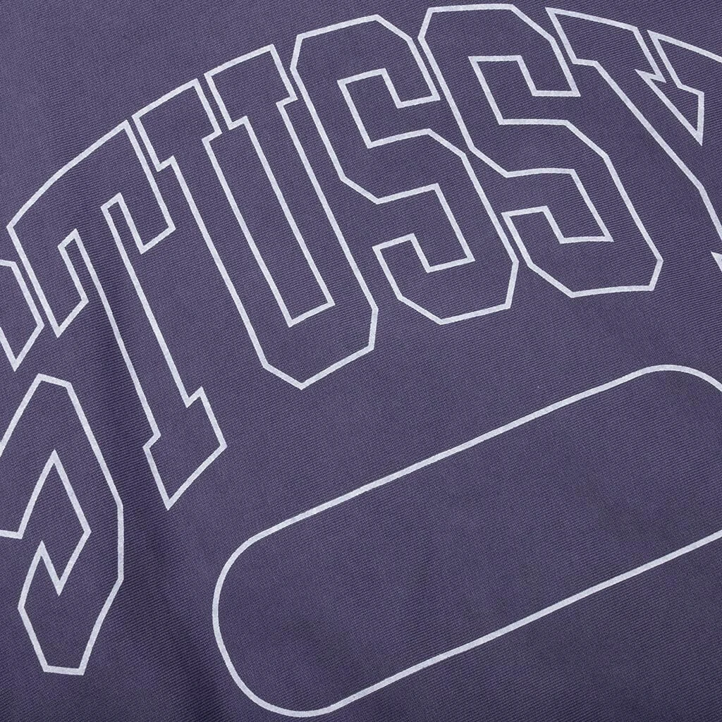 Stussy Varsity Oversized Crew - Washed Blue 4 Stussy Varsity Oversized Crew - Washed Blue - Image 4