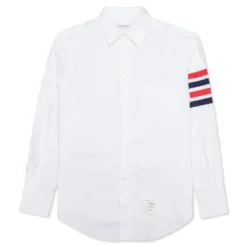 Classic Fit Button Down L/S Shirt - White