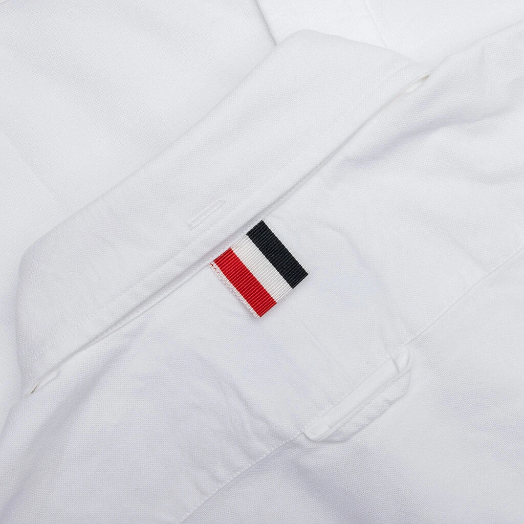 Classic Fit Button Down L/S Shirt - White 6 Classic Fit Button Down L/S Shirt - White - Image 6