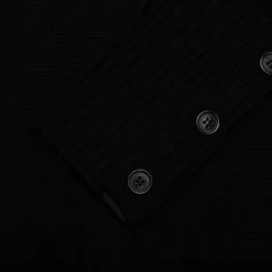 Elongated Fine Merino Wool Cardigan - Black 8 Elongated Fine Merino Wool Cardigan - Black -Urban Fashion Sales Thom Browne Elongated Fine Merino Wool Cardigan Black MKC362A Y1002 001 01 28 2022 01 3