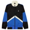 Track Jacket - Black/Ivory/Royal