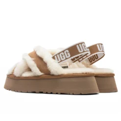 Ugg Women's Disco Cross Slide - Chestnut -Urban Fashion Sales UGG Women s Disco Cross Slide Chestnut 1121550 CHE 01 23 2022 01 3