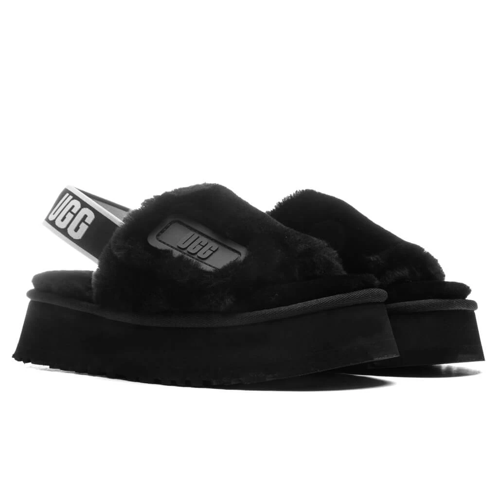 Ugg Women's Disco Slide - Black 2 Ugg Women's Disco Slide - Black - Image 2
