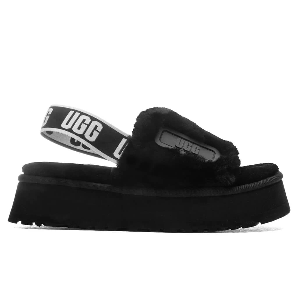 Ugg Women's Disco Slide - Black 1 Ugg Women's Disco Slide - Black