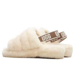 Ugg Women's Fluff Yeah Slide - Natural -Urban Fashion Sales UGG Women s Fluff Yeah Slide Natural 1095119 NAT 11 16 2021 01 3
