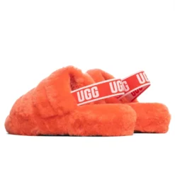 Ugg Women's Fluff Yeah Slide - Red Currant -Urban Fashion Sales UGG Women s Fluff Yeah Slide Red Currant 1095119 RCRR 02 27 2021 01 4