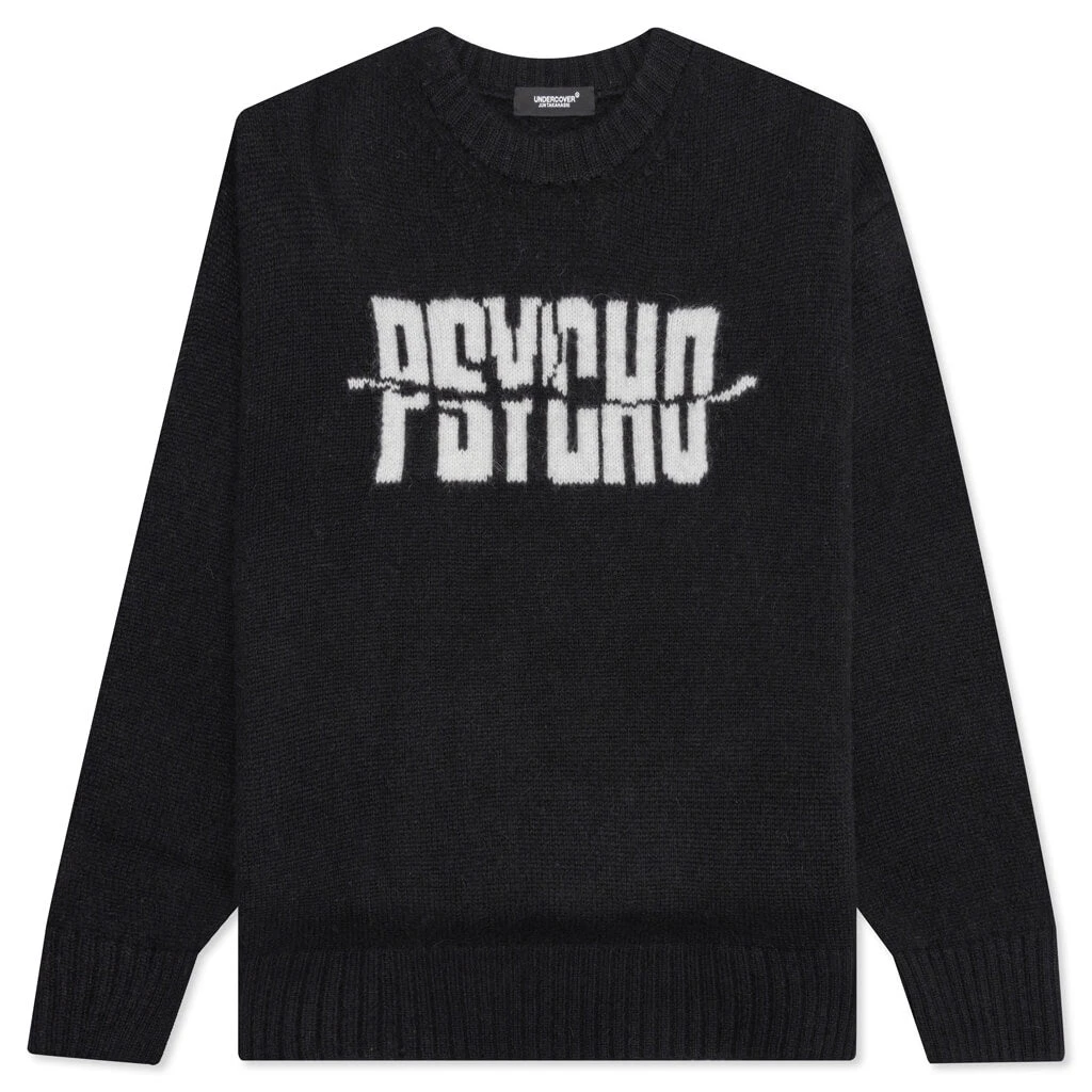 Undercover Psycho Sweater - Black 1 Undercover Psycho Sweater - Black