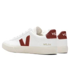 Veja Women's Campo Chromefree - Extra White/Rouille 6 Veja Women's Campo Chromefree - Extra White/Rouille -Urban Fashion Sales Veja Womens Campo Chromefree Extra White Rouille CP0502615AP1P08 03 06 22 Feature 4